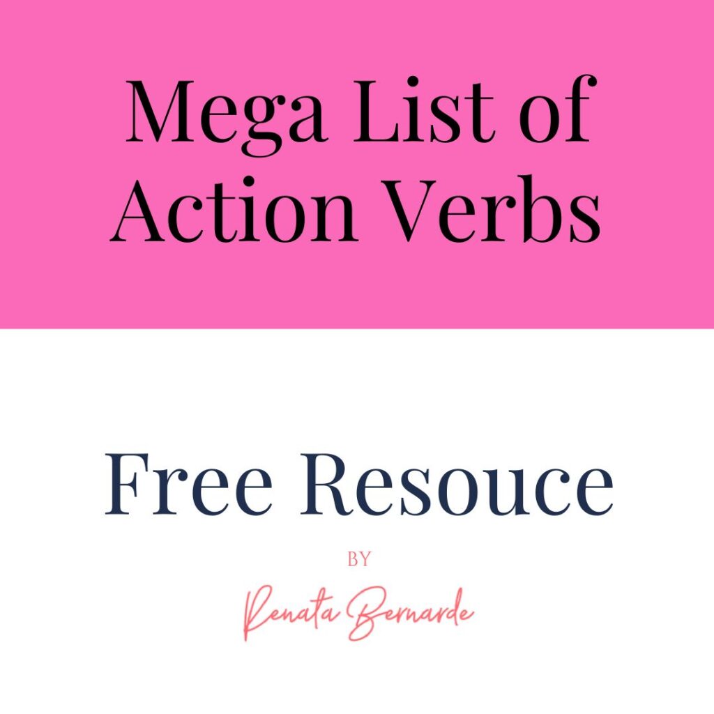 Access the Mega List of Action Verbs