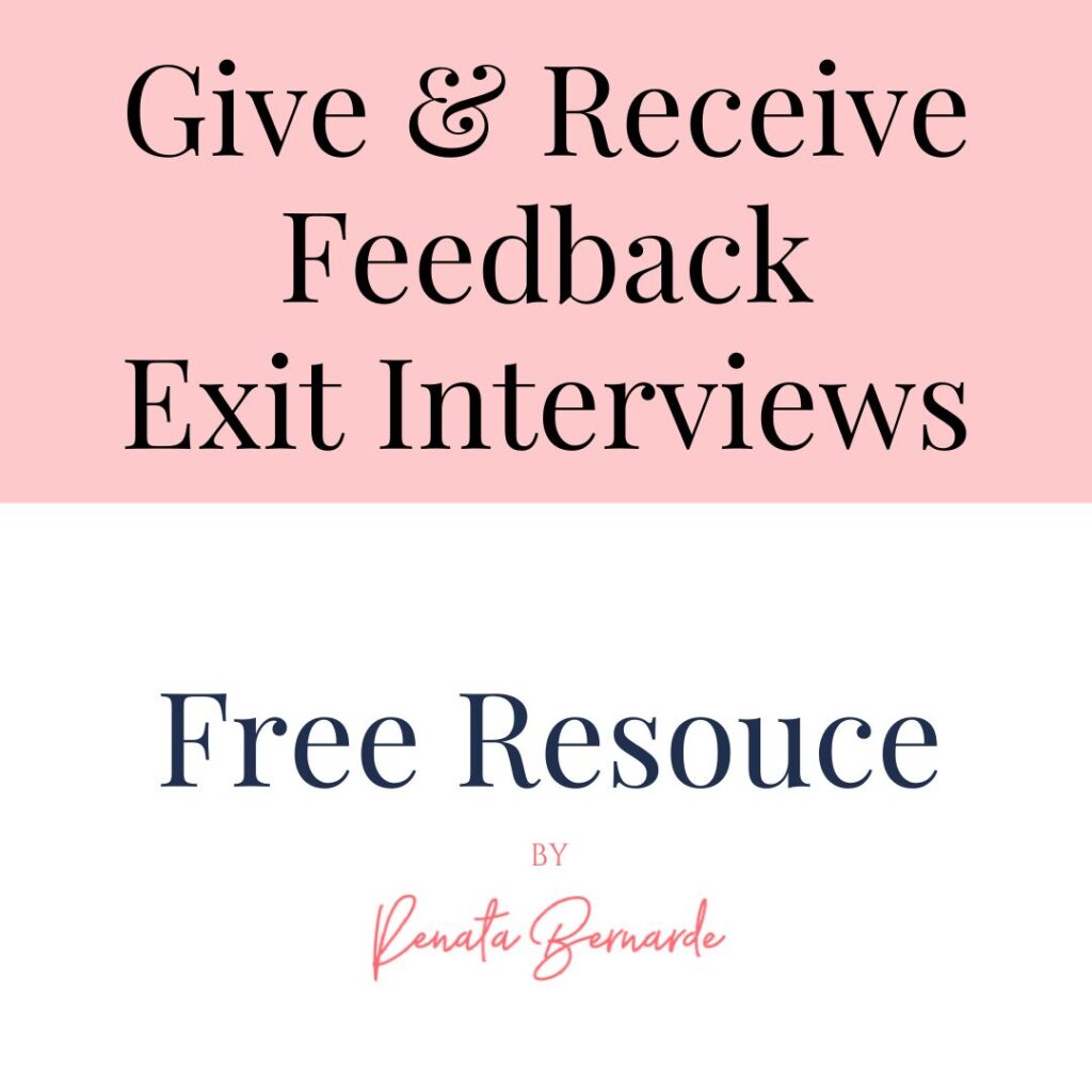 Learn How to Give & Receive Feedback on Exit Interviews