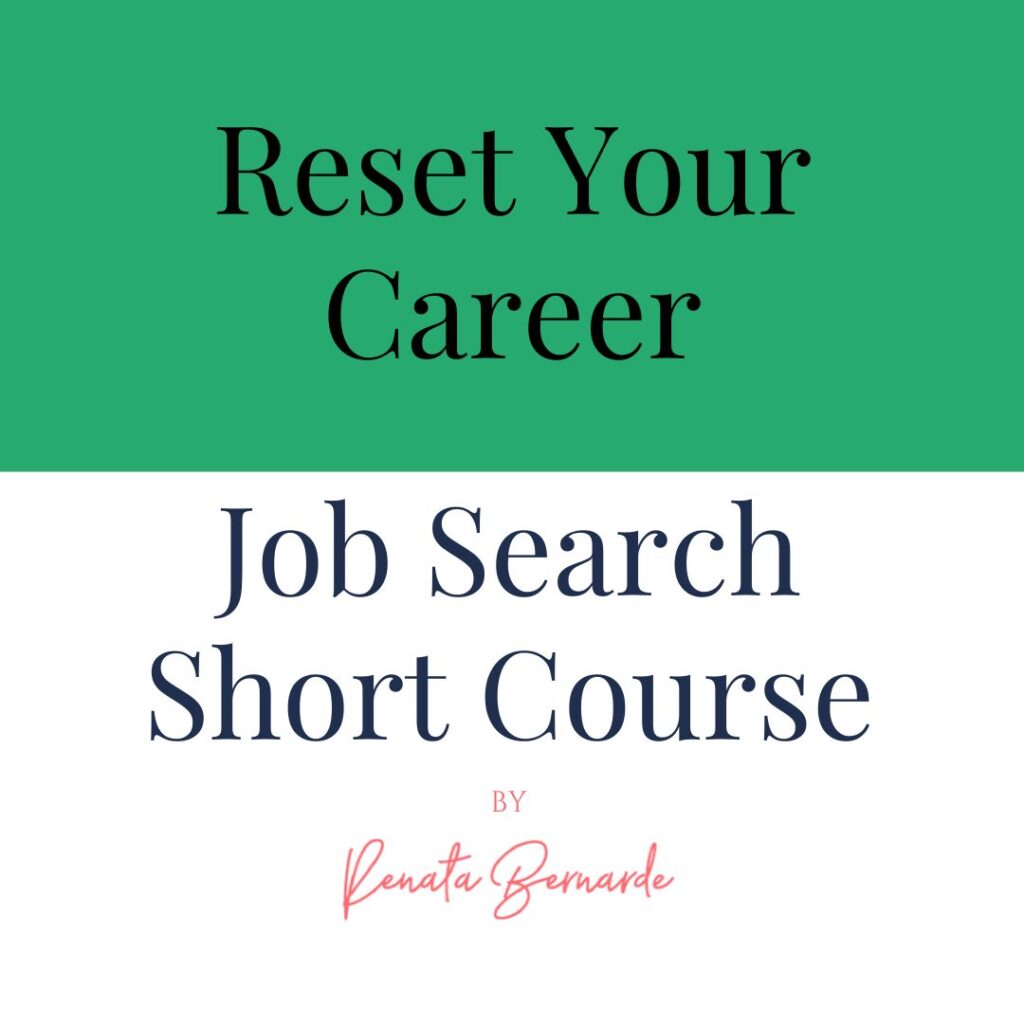 Reset Your Career was designed by a job-hunting expert and career strategist, with input from recruiters and industry experts.