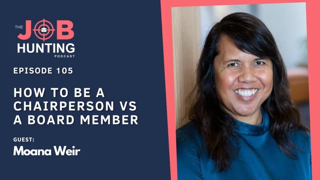 How to Be a Chairperson vs a Board Member